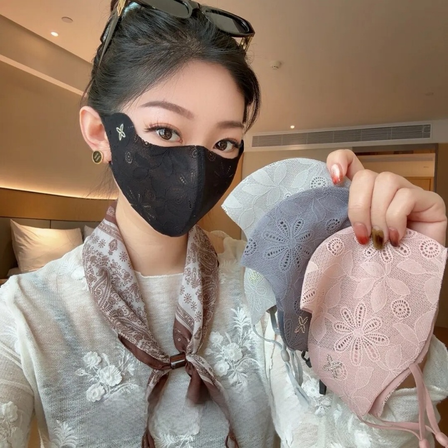 Cloth Face Mask Washable - قناع حماية العين من الدانتيل -