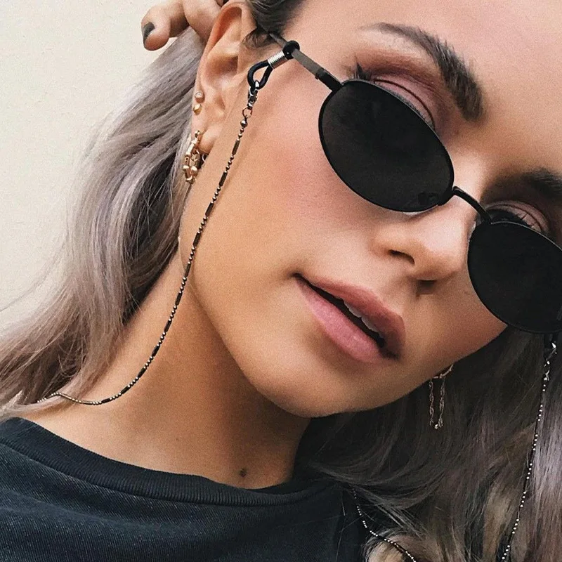 Mask Chain Holder - سلسلة نظارات شمسية عصرية للنساء والرجال،