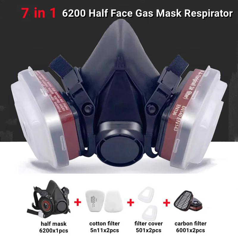 Dust Mask Construction - قناع الغاز الغبار مكافحة الضباب نظارات
