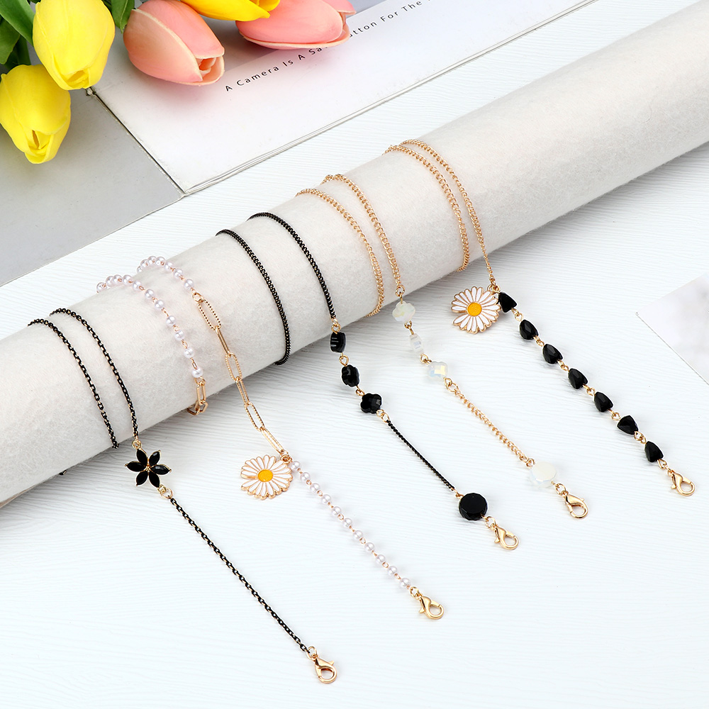 Mask Chain Holder - نساء موضة مكافحة خسر سلسلة النظارة
