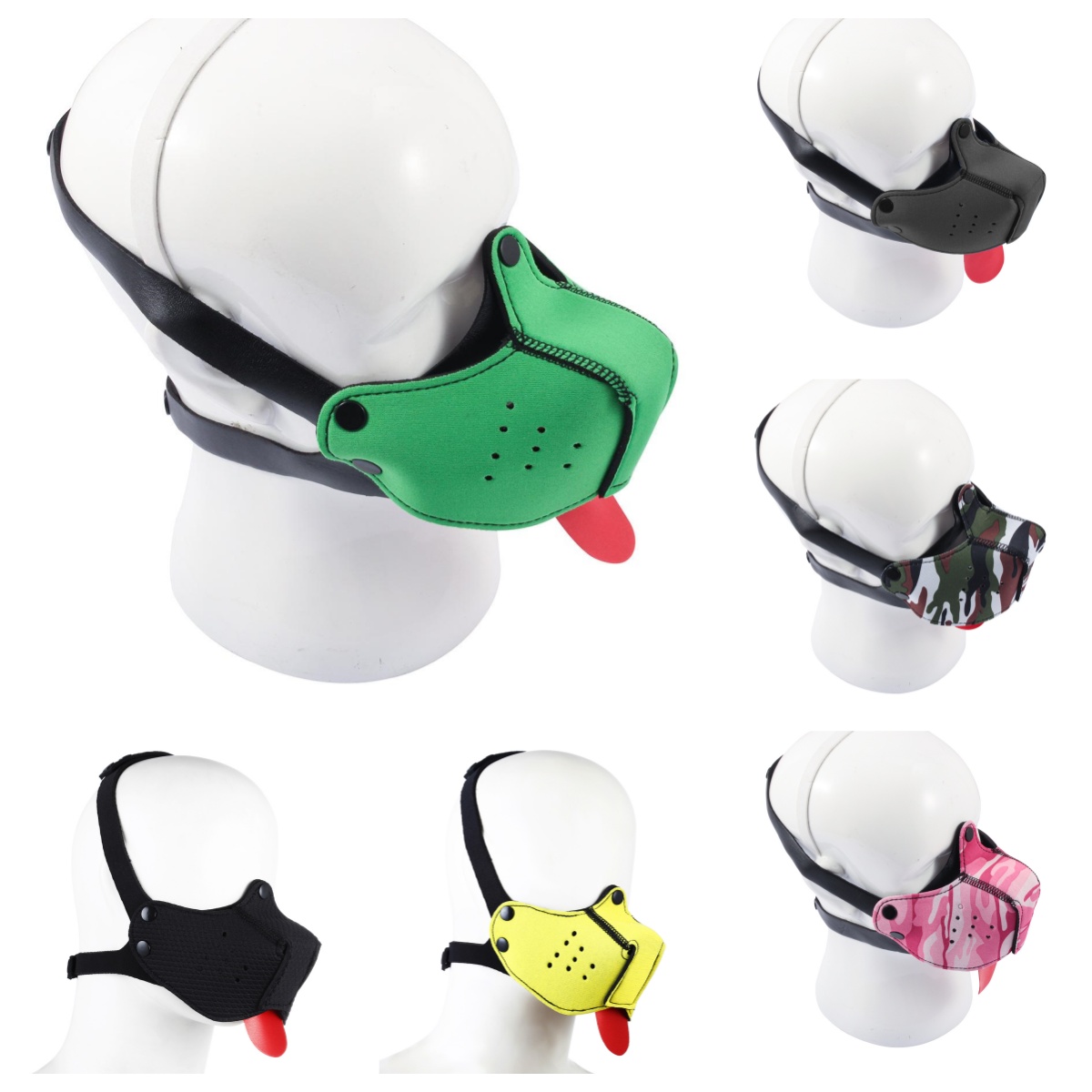Respirator Half Face - للجنسين مثير لعب الأدوار أزياء الرجال