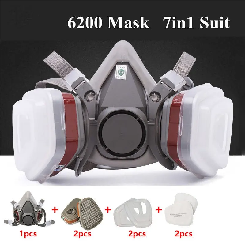 Respirator Half Face - قناع نصف وجه مقاوم للغاز 7