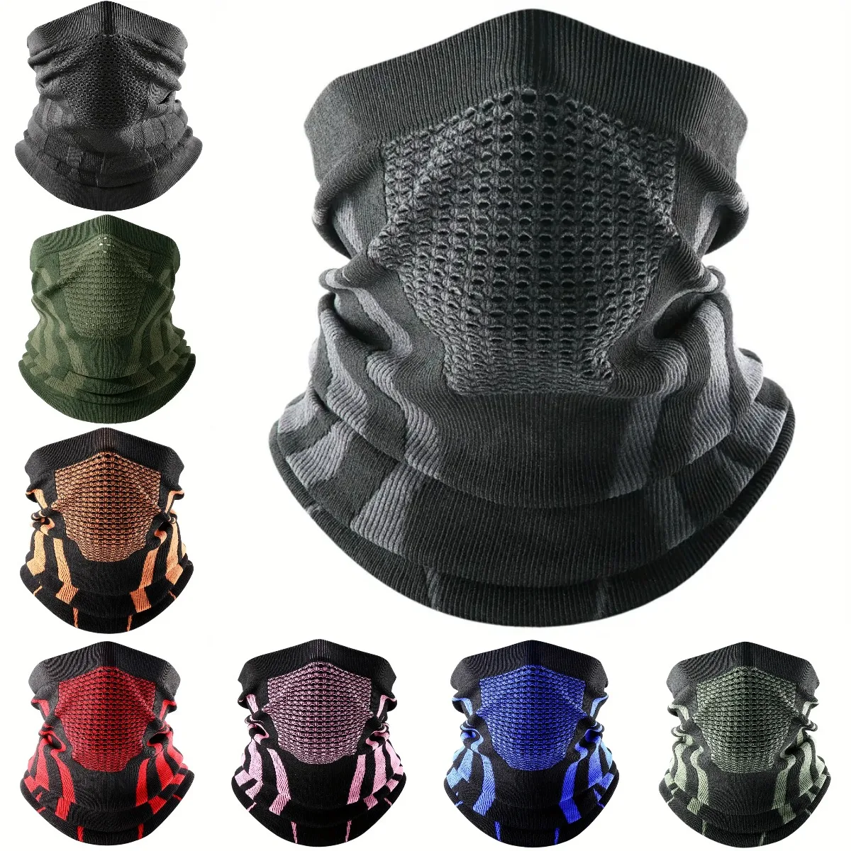 Sports Mask Breathable - ألوان الشتاء تنفس مريحة الحرارية وشاح