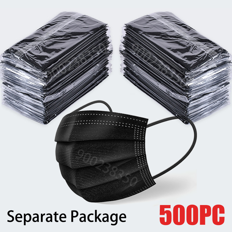 Disposable Surgical Mask - 10/50/100/200/500 قطعة من الأقنعة ذات الاستخدام