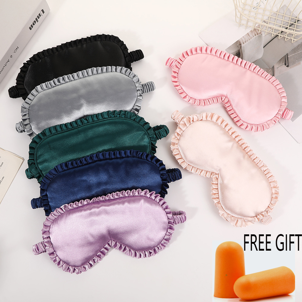 Mask Lanyard Adjustable - 1 قطعة قناع عين الحرير قسط