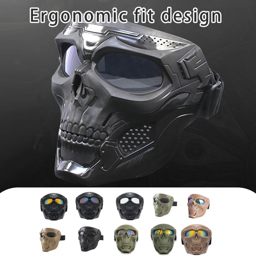 Mask Lanyard Adjustable - الإبداعية الجمجمة دراجة نارية ركوب قناع