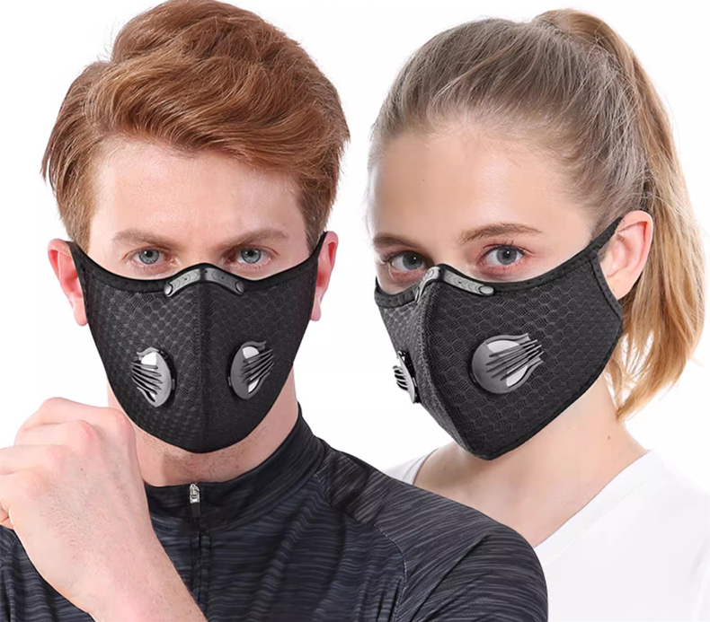 Anti Pollution Mask - قناع ركوب الدراجات رياضي قابل للغسل