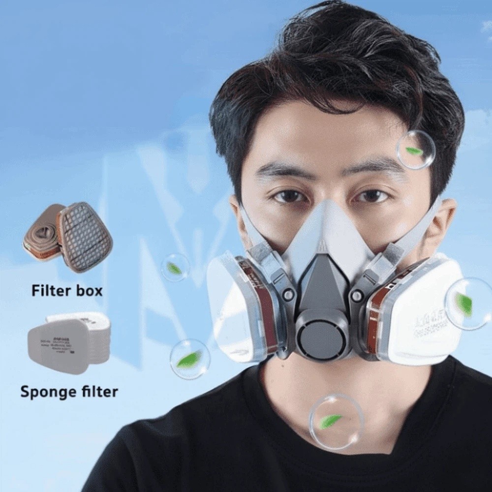 Respirator Half Face - قابل لإعادة الاستخدام ‌ قناع تنفس