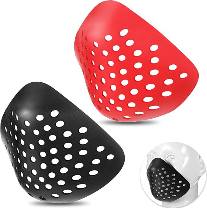Silicone Mask Bracket - قناع سيليكون نصف وجه مع دعامة،