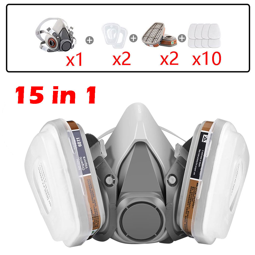 Face Mask Storage Box - قناع الغاز 6200 مجموعة رذاذ طلاء