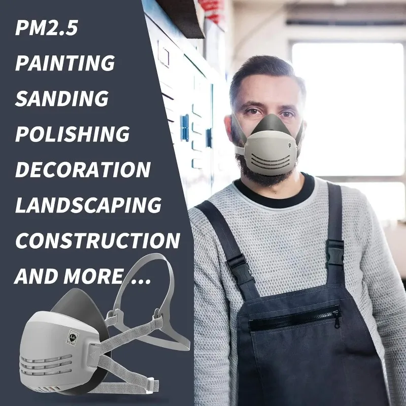 Dust Mask Construction - نصف قناع مضاد للأتربة مع فلتر
