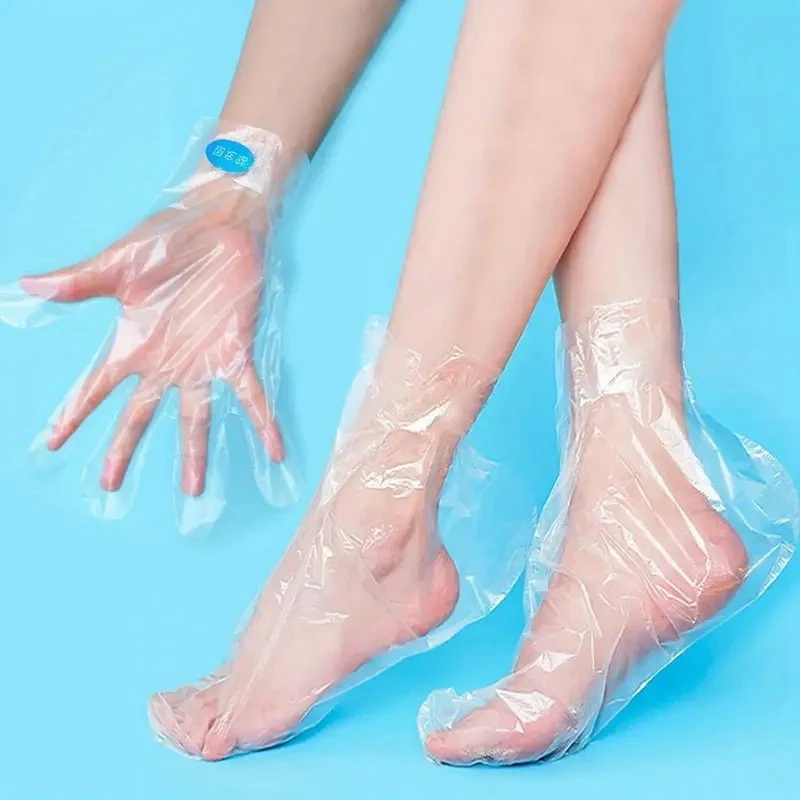 Disposable Mask Blue - قفازات قناع اليد السميكة للاستعمال مرة