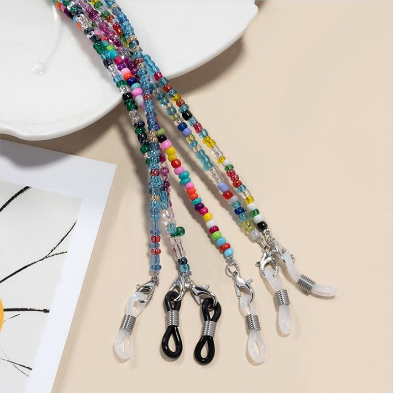 Mask Chain Holder - سلسلة نظارات ملونة من خرز الأرز
