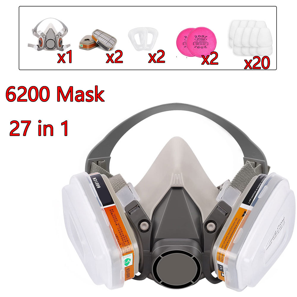 Face Mask Storage Box - قناع غاز 6200 مع علبة خراطيش