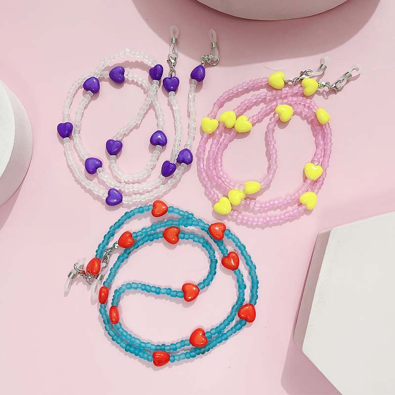 Mask Chain Holder - سلسلة نظارات القراءة المضادة للانزلاق للنساء