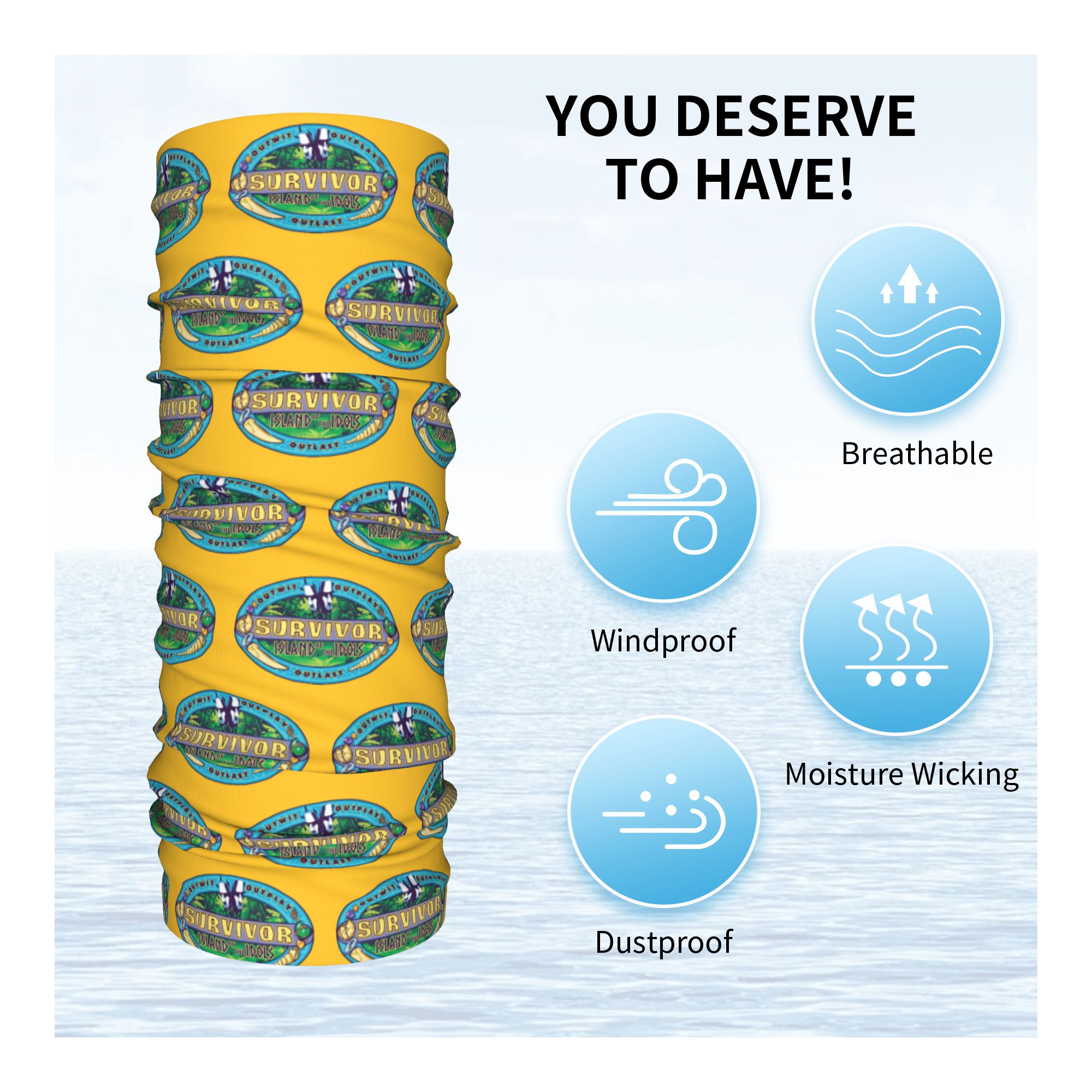 غطاء رقبة باندانا مطبوع عليه I - مراجعة Sports Mask Breathable وسعره