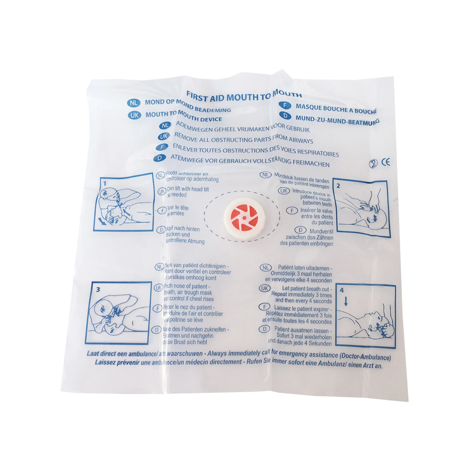 قناع التنفس من الفم إلى الفم م - مراجعة Disposable Mask Blue وسعره