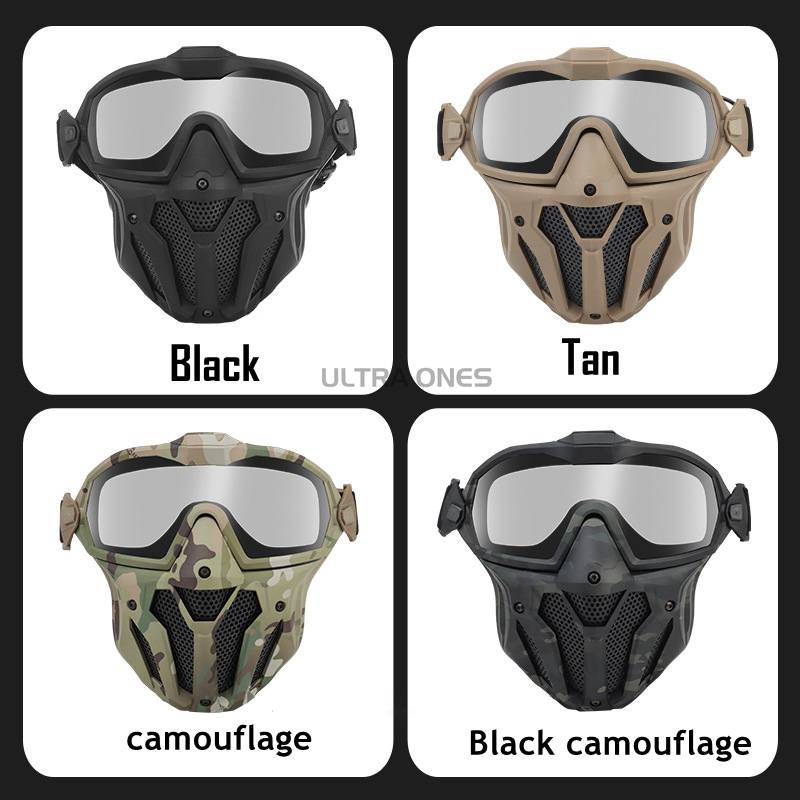 قناع تكتيكي كامل الوجه مضاد لل - مراجعة Anti Pollution Mask وسعره