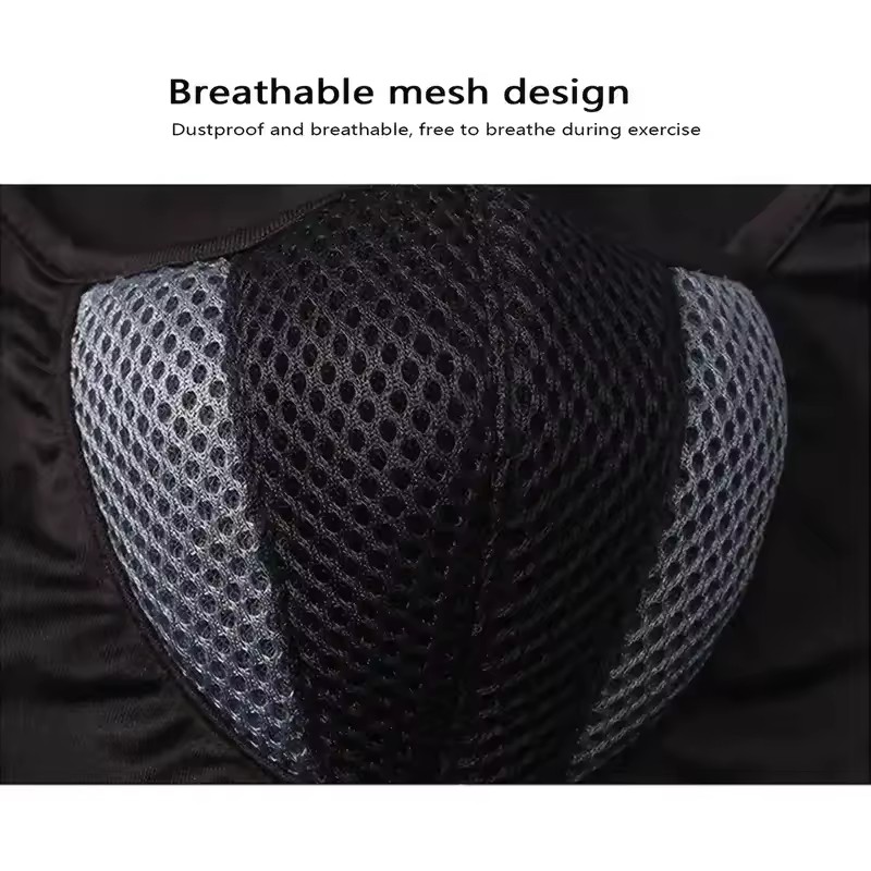 كامل الوجه قناع الدراجات يندبر - مراجعة Sports Mask Breathable وسعره