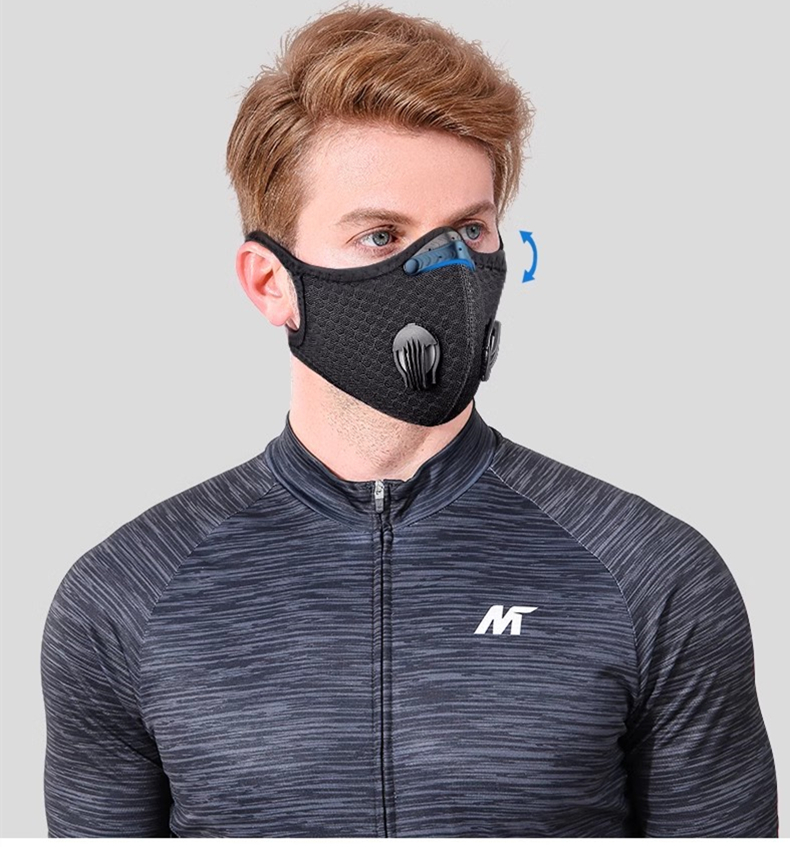قناع ركوب الدراجات رياضي قابل  - مراجعة Anti Pollution Mask وسعره