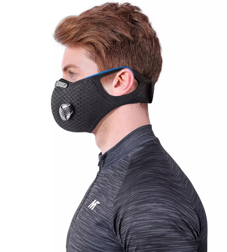 قناع ركوب الدراجات رياضي قابل  - مراجعة Anti Pollution Mask وسعره