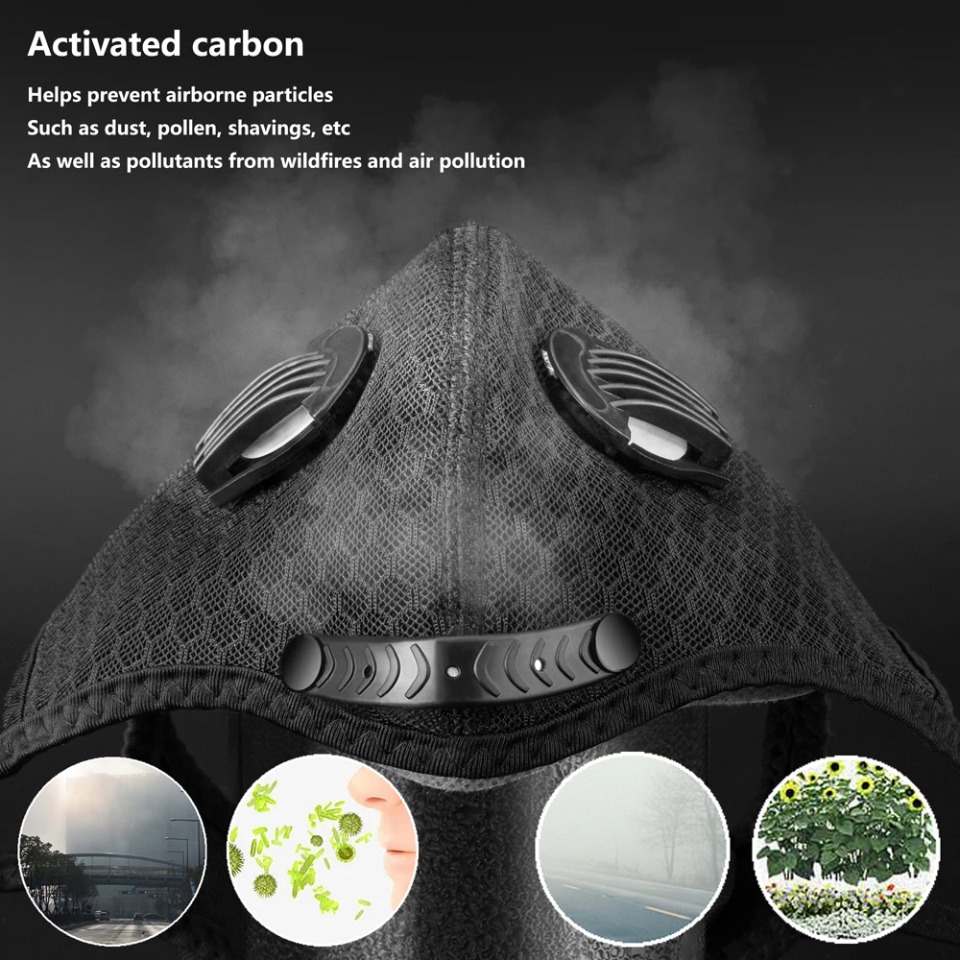 1 قطعة قناع ركوب الدراجات مع ف - مراجعة Anti Pollution Mask وسعره