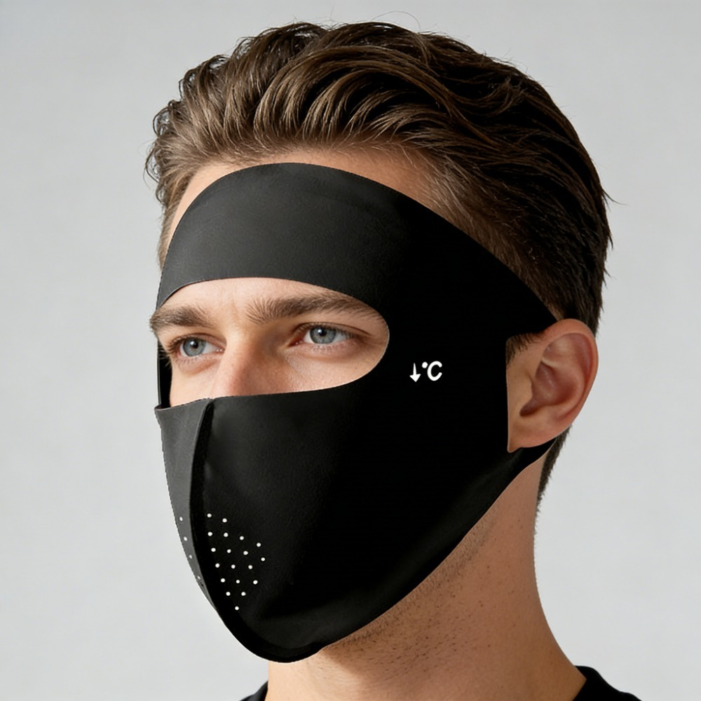 قناع وجه من الحرير الجليدي للح - مراجعة Sports Mask Breathable وسعره