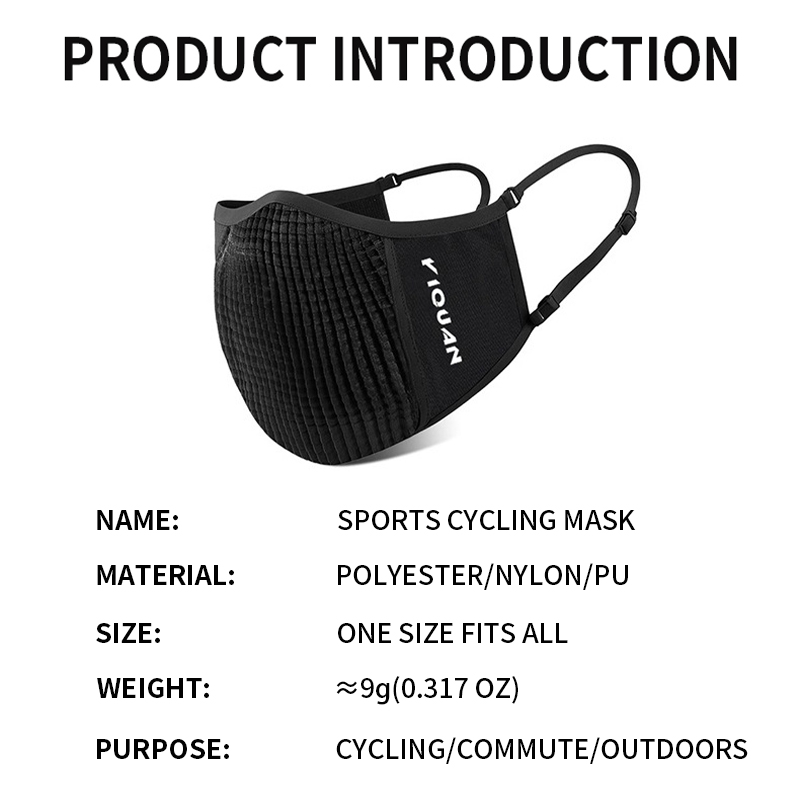 قناع YIQUAN الرياضي لركوب الدر - مراجعة Anti Pollution Mask وسعره