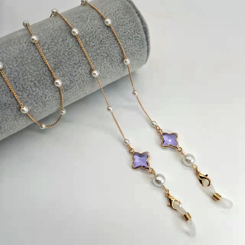 النساء النظارات سلسلة البلاستي - مراجعة Mask Chain Holder وسعره