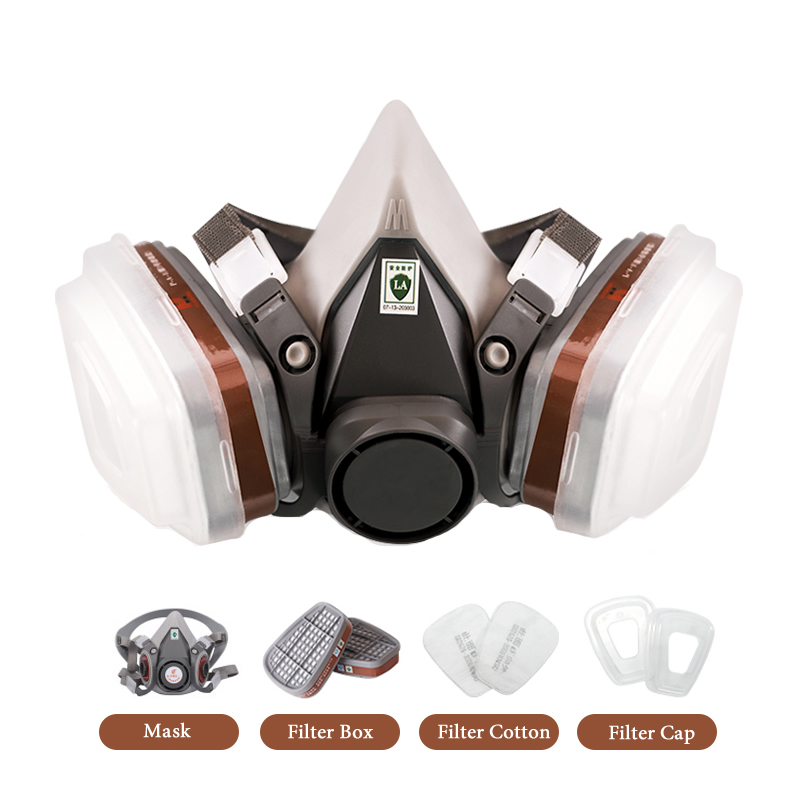 نصف وجه 6200 غبار قناع واقي من - مراجعة Face Mask Storage Box وسعره