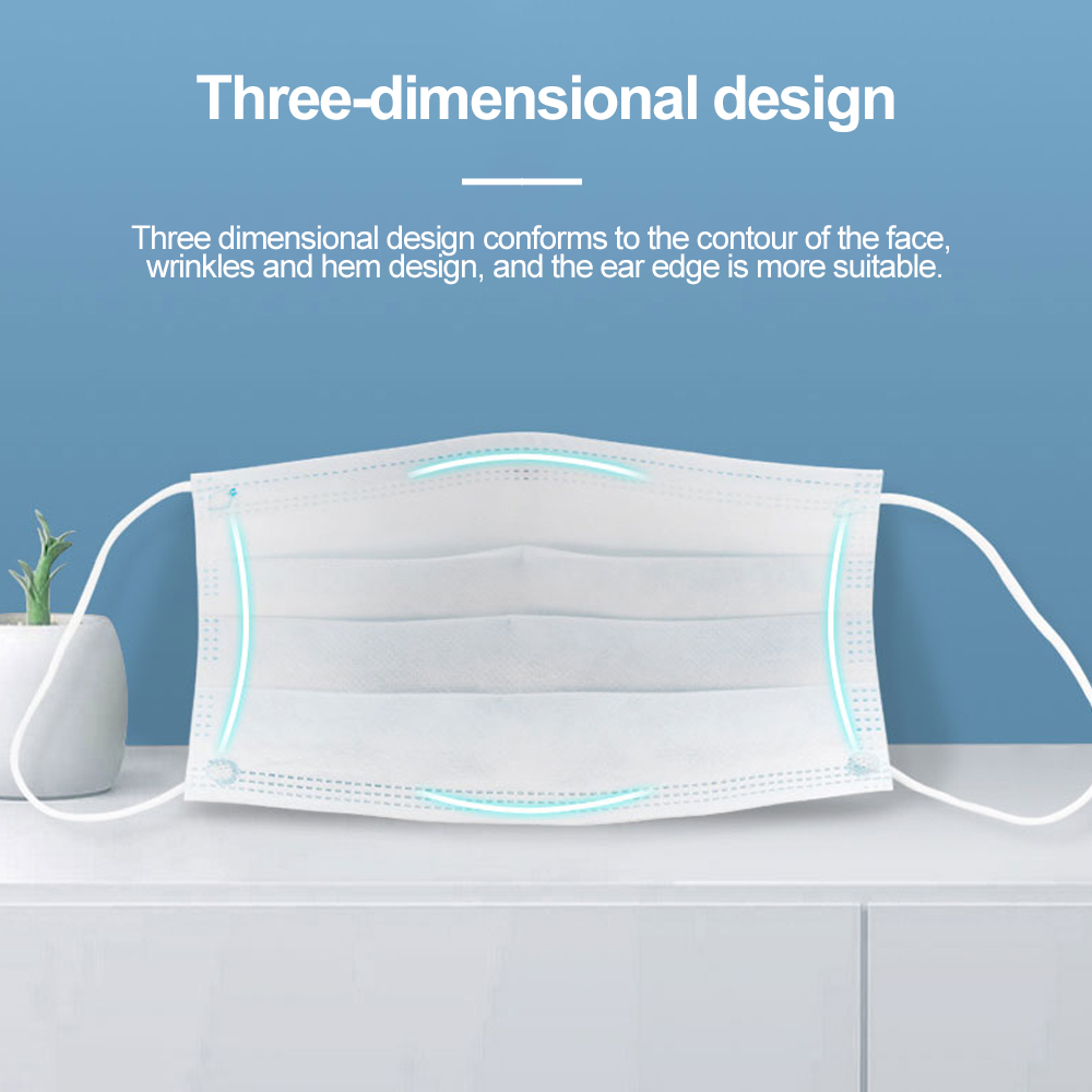 قناع الوجه الاسود غطاء للفم حم - مراجعة Disposable Surgical Mask وسعره