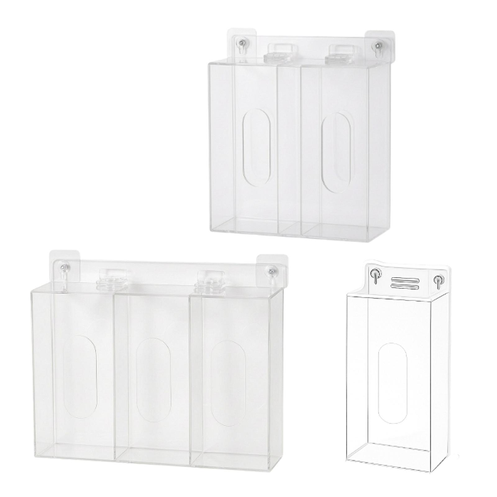 حامل قفازات أكريليك موفر للمسا - مراجعة Face Mask Storage Box وسعره