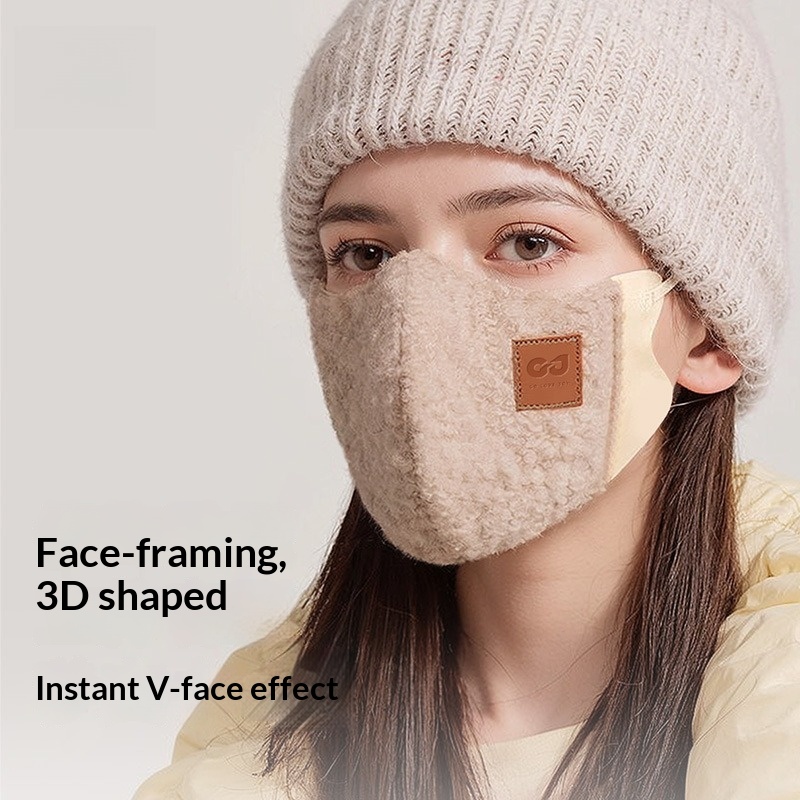 قناع شتوي مخملي دافئ ثلاثي الأ - مراجعة Cloth Face Mask Washable وسعره