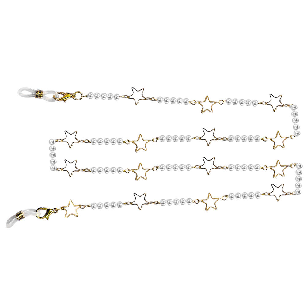 سلسلة نظارات مزينة باللؤلؤ، حب - مراجعة Mask Chain Holder وسعره