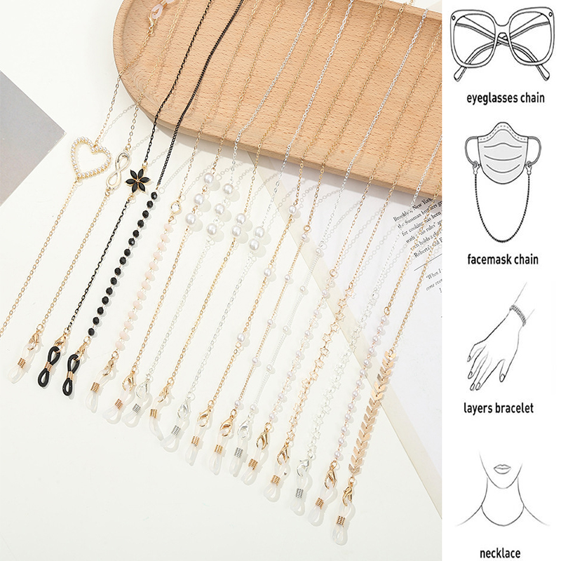 2022 سلسلة النظارة الموضة للنس - مراجعة Mask Chain Holder وسعره