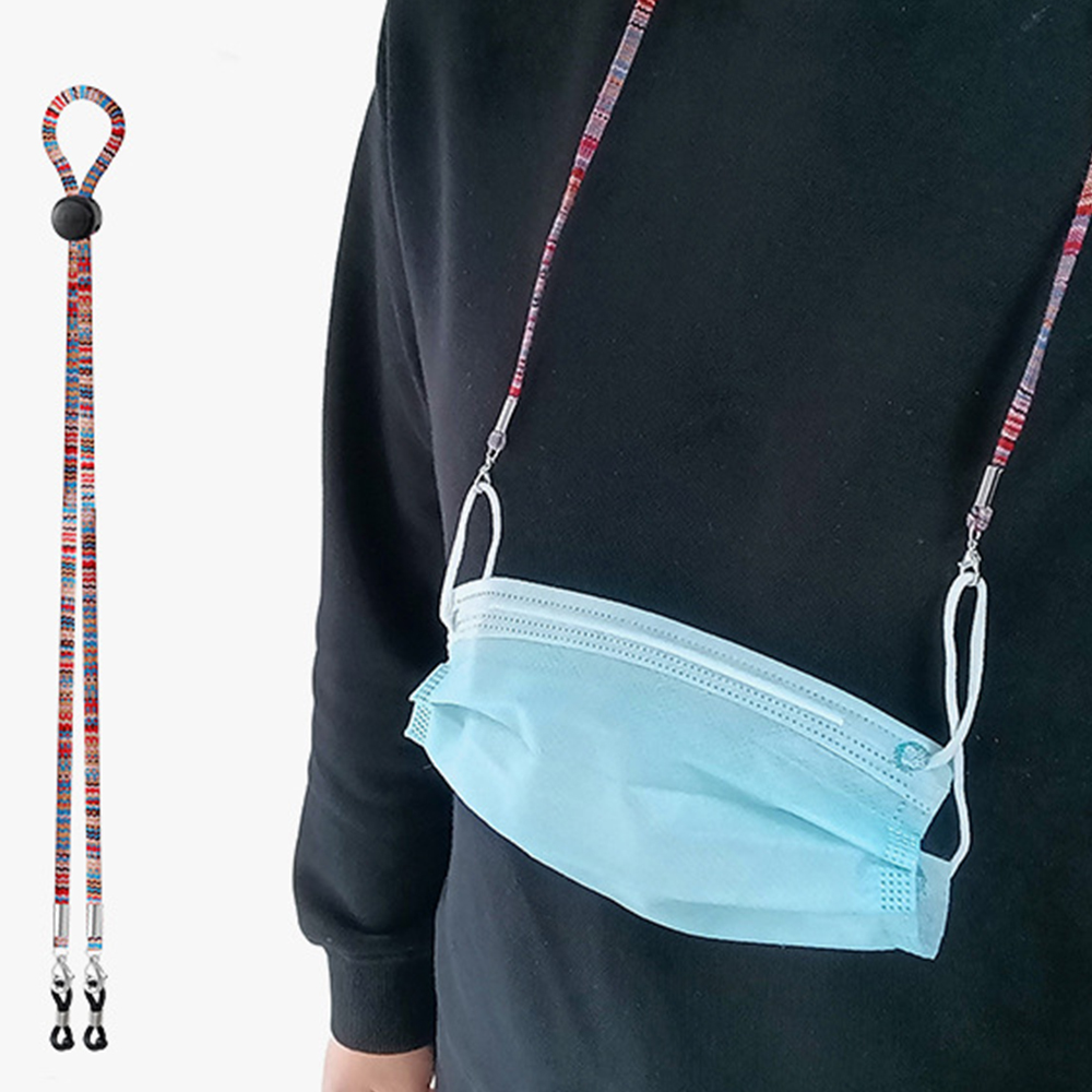 قابل للتعديل النايلون يتدلى أق - مراجعة Mask Chain Holder وسعره