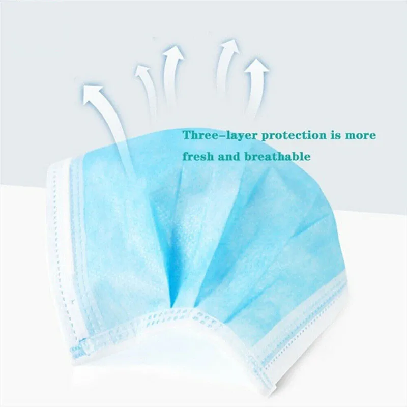 قناع وجه للاستعمال مرة واحدة م - مراجعة Disposable Mask Blue وسعره