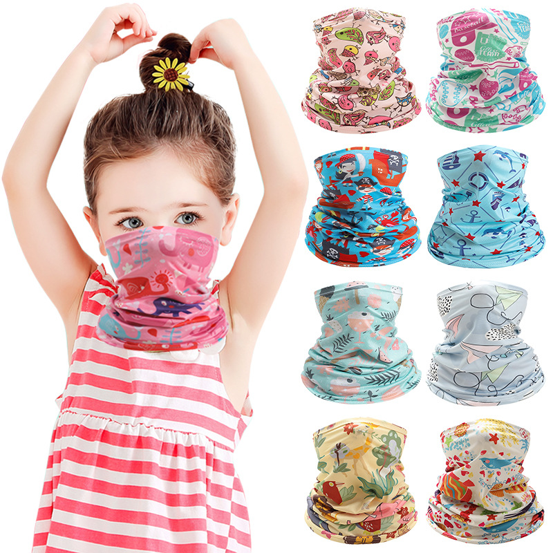 غطاء رقبة للأطفال، قناع لطيف م - مراجعة Kids Face Mask وسعره