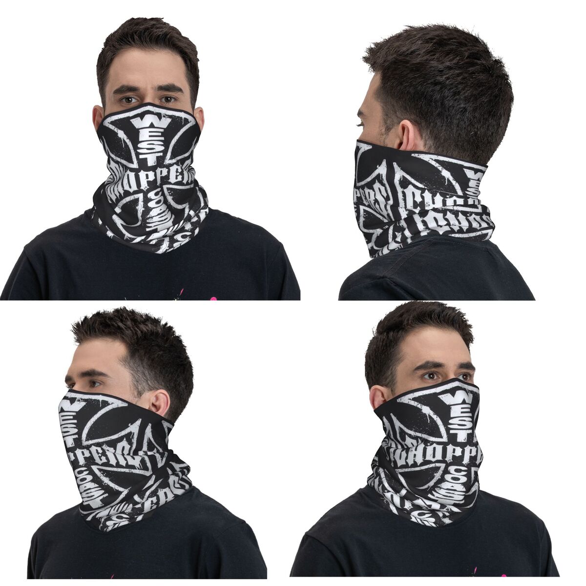 الساحل الغربي الحديد الصليب ال - مراجعة Neck Gaiter Face Cover وسعره