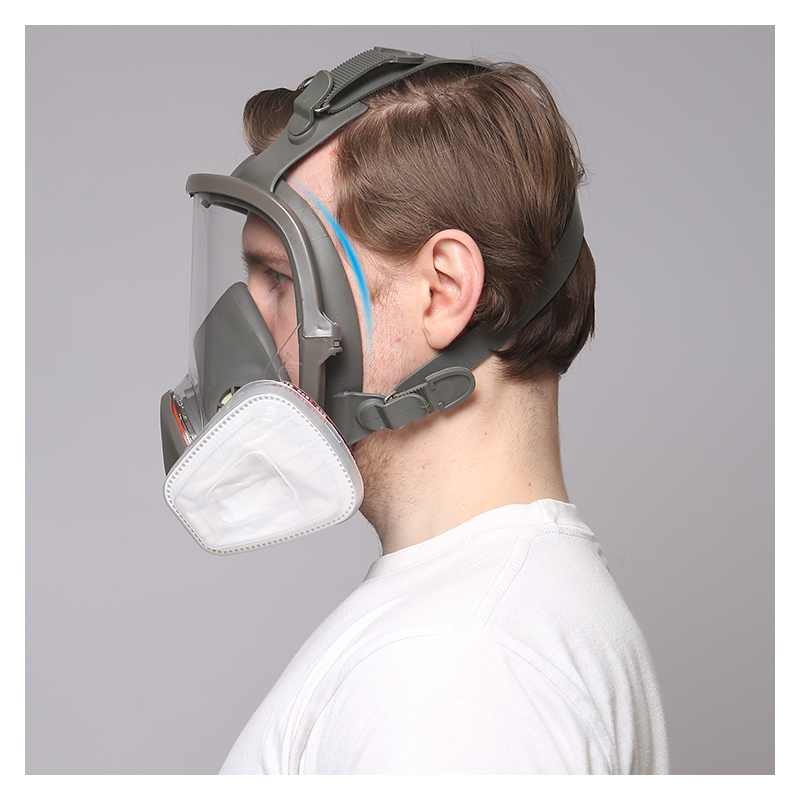 6800 جهاز تنفس كامل للوجه يعمل - مراجعة Dust Mask Construction وسعره