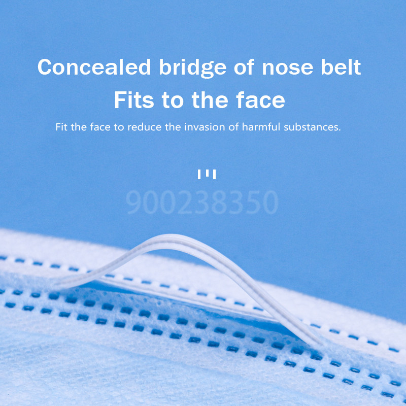 10-500 قطعة يمكن التخلص منها ل - مراجعة Disposable Mask Blue وسعره