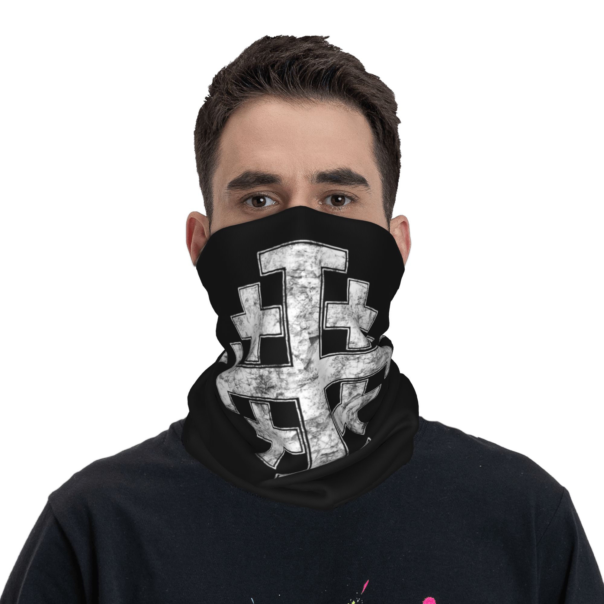 وشاح للرقبة بتصميم صليب القدس  - مراجعة Neck Gaiter Face Cover وسعره